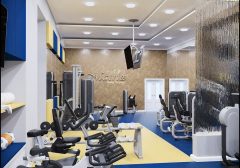 Дизайн интерьера фитнес клуба