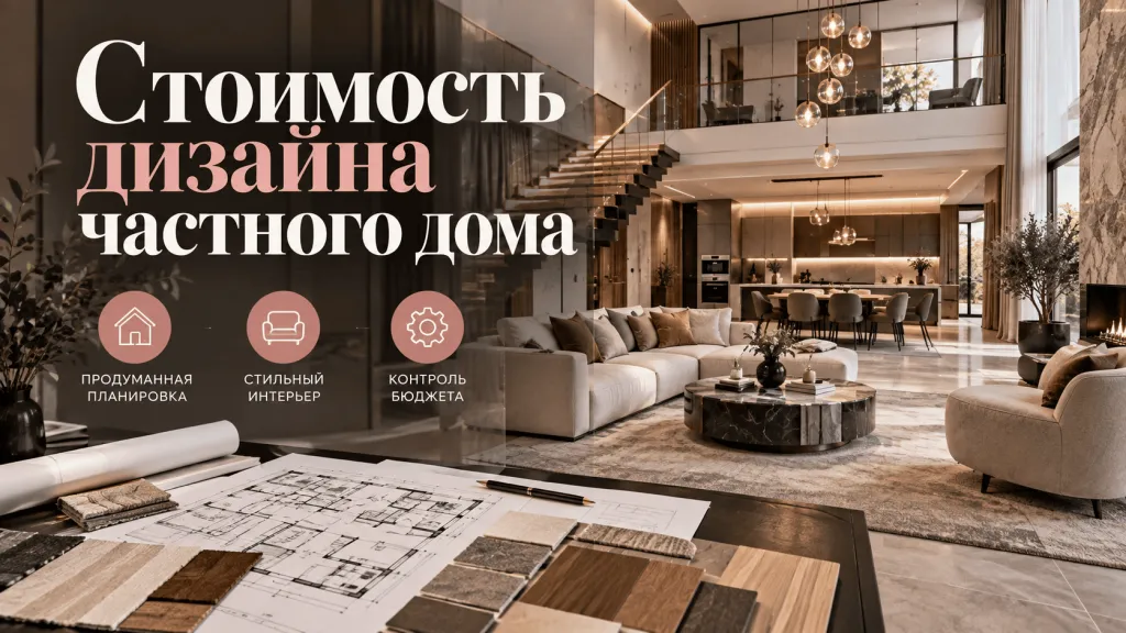 Стоимость дизайна частного дома