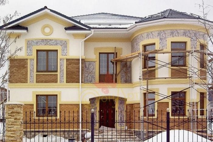 дизайн фасада частного дома